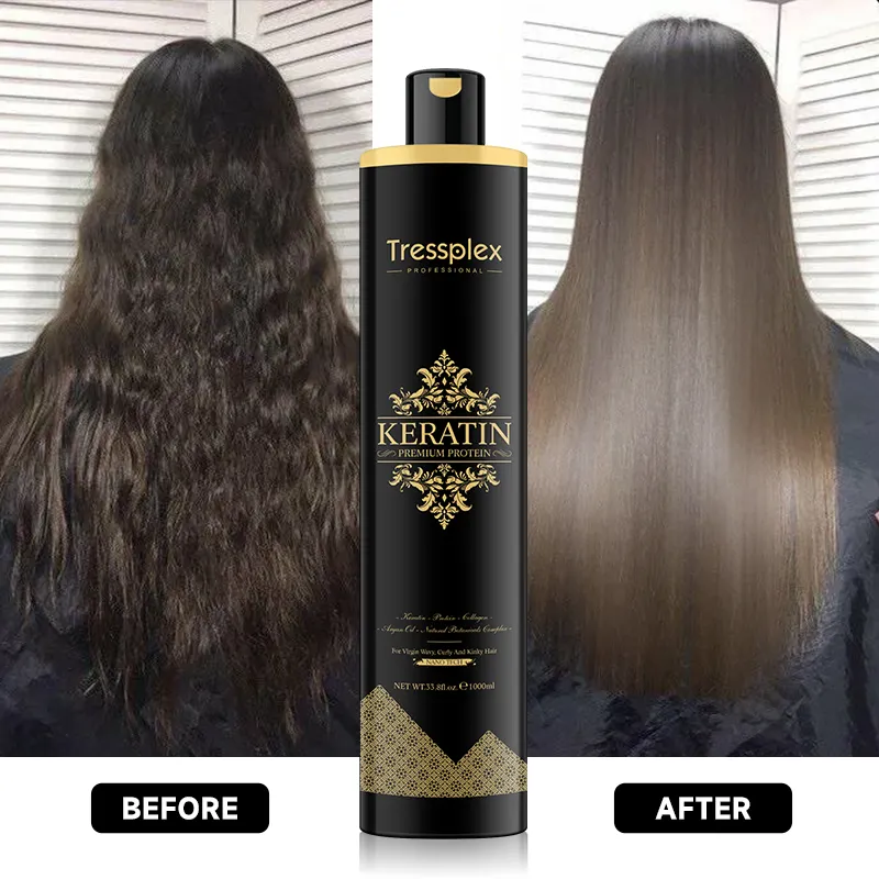 Factory Wholesale Keratin 1000ml Pure Brazilian Keratin Treatment Smoothing Hair Keratin Argan Oil Hair Straightening Cream