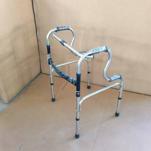 Flying Stainless Steel <b>Walker</b> With Seat Adjustable Height For <b>Elderly</b> And Disabled Rehabilitation Aid - Product Image 2