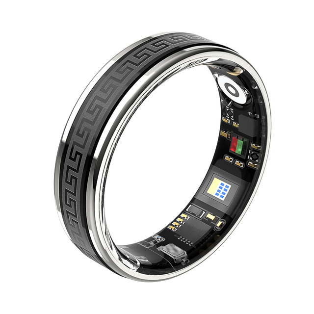 2025 New Rotating Smart Ring with App Health Tracker Sleep Monitor Heart Rate IP68 Waterproof Smart Fitness Rings for Men Women