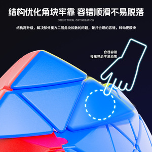 Sengso 6-Layers Pyraminx Magic Cube <b>Puzzle</b> Brain-Boosting Toy For Ages 6+ - Product Image 5