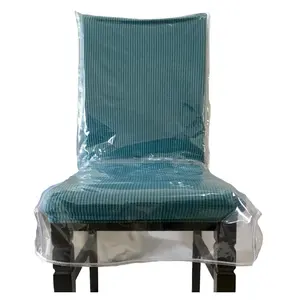 Scratch-resistant waterproof transparent dining chair pvc chair seat plastic cover