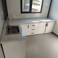 Maison conteneur extensible prête à l'emploi 40 pieds 20 pieds avec 2 à 5 chambres, installation rapide, design moderne pour hôtels et bureaux