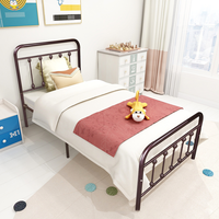 Meubles de chambre à coucher au design simple et moderne, gain de place, écologiques, pour hôtel, salon, avec cadre en acier carbone double, taille king size