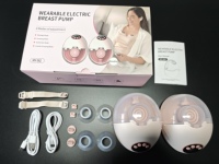 Double tire-lait électrique portable sans BPA avec anti-reflux et bride de 19/21 mm pour nouveau-né