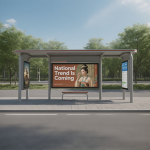 Cho cosun thiết kế hiện đại thông minh nhỏ Kết Cấu Thép xe buýt dừng nơi trú ẩn nhỏ bền quảng cáo ánh sáng hộp cho trạm xe buýt - Product Image 3