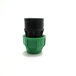High Quality 20-110mm PP Pe Female Thread Adapter round Head Model Environmentally Friendly Material for Plumbing