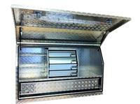 Boîte à outils OEM en aluminium pour benne de pick-up, tiroirs légers, étanches, antichocs, anti-poussière, pour utilisation extérieure sur UTE/ATV/REMORQUE australiens