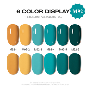 AILANUO Nouvelle Série 6 Couleurs 9ml Vernis Gel UV Sans HEMA Haute Qualité pour Nail Art - Product Image 2