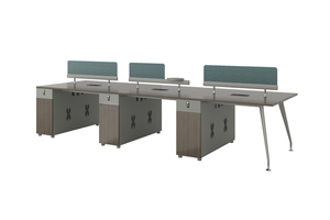 사무실 워크 스테이션 l 모양 mdf 책상 사무실 가구 직원 컴퓨터 책상 - Product Image 3
