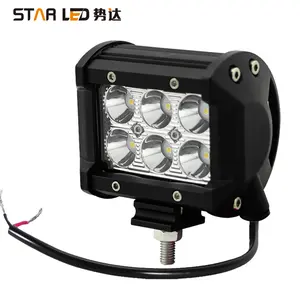 12v/24v led 4x4 mini 18 watt led ışık bar arabalar için 4 inç led çalışma ışığı