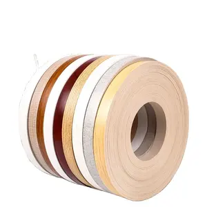 JJX PVC edge sealing strip Paint-free board edge sealing strip hot melt adhesive decorative edge closing strip