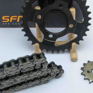 SFR Nuevo Kit Innovador de <span class=keywords><strong>Cadena</strong></span> y Piñón para Motocicleta 428/<span class=keywords><strong>428H</strong></span>/520H Resistente a Impactos, Accesorios para Sistema de Transmisión de Motocicleta - Product Image 3