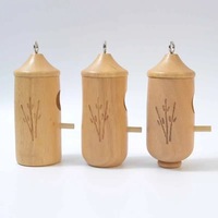 Nouvelle Offre : Nid d'oiseau en bois pour colibris – Maisonnette chaude pour la décoration de jardin, villa écologique pastorale pour oiseaux, lit pour animaux de compagnie