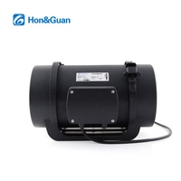 Ventilateur de gaine silencieux EC 160 mm avec contrôle de vitesse variable pour tentes de culture hydroponiques, extracteur de fumée 6 pouces