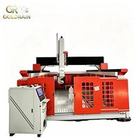 Kunststatuen-Schaumstoff-Schnitzmaschine 5-Achsen-CNC, Günstige Skulptur-Schaumstoff-Schneidemaschine 5-Achsen-CNC-Fräse, 3D 4D 5D Fräsmaschine für Formenbau