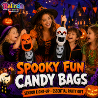 Bolso de Mano con Diseño de Caramelo de Halloween de Belinda, Artículos para Fiestas de Halloween, Bolso con Sensor de Movimiento, Precio Bajo, Artículos para Fiestas de Halloween, Juguetes y Regalos