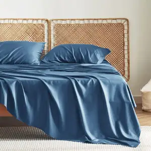 高品质竹片套装床上用品供应商天然柔软纯竹床单