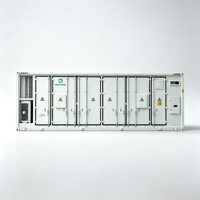 Système de stockage d'énergie en conteneur refroidi par liquide LFP BESS hors réseau de 30 pieds, batterie haute tension 5/6,8 MWh, OEM/ODM, de fabrication industrielle