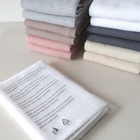 Nouveaux accessoires Ultra doux lavable en Machine personnalisé gaufre visage serviette à séchage rapide haute absorbant Spa en gros 100% coton
