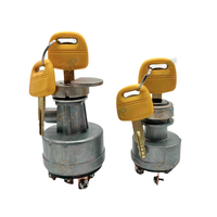 Pour Caterpillar 303C 307D 312D 320C 320D 324D 326C 329D 330C 336D 336D2L nouvelle serrure de porte électrique/clé/interrupteur d'allumage de démarrage