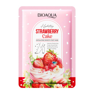Masque pour les pieds SADOER au parfum de gâteau à la fraise, exfoliant, lissant, nourrissant, <span class=keywords><strong>anti</strong></span>-dessèchement, hydratant, <span class=keywords><strong>anti</strong></span>-fissures - Product Image 5