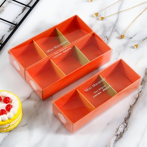 Eco-friendly and Aesthetically Pleasing Custom Drawer <b>Boxes</b> with Lids, Food-grade Packaging, Suitable for Macarons and Cakes. - Product Image 4