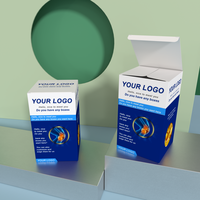 Emballage de produits de santé OEM/ODM disponible, boîte de capsules de vitamines, emballage de pilules, emballage de médicaments pour flacon de complément, boîte en papier