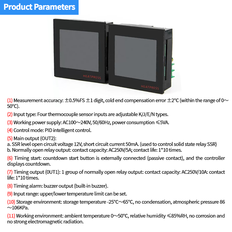 temperature controller and timer