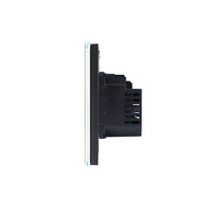 TAWOIA-Interruptor táctil inteligente para el hogar, Panel de cristal doble de 157mm, 8 entradas, compatible con Tuya, No Neutral, Wifi, 4 entradas, interruptor doble para la UE
