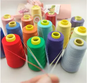 В наличии, оптовая продажа, 40s/2 цвета, окрашенная 100% полиэфирная швейная нить разных цветов 1100 цветов