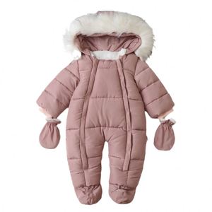 Combinaison et salopette d'hiver douce et chaude décontractées de haute qualité pour bébés, vêtements d'extérieur d'hiver, vêtements de neige pour bébés garçons et filles, vente en gros - Product Image 3