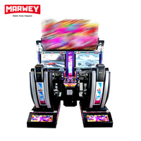 Machine de Jeu de Course Automobile à Monnayeur pour Enfants et Adultes, Simulateur Double Joueur, Approvisionnement en Gros pour Arcade Vidéo