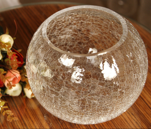 En gros, abat-jour en verre d'extérieur, boules décoratives, couvercles de bougies décoratifs pour jardin à effet craquelé, design personnalisé - Product Image 6