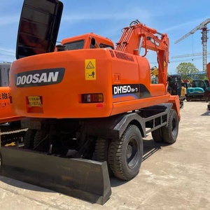 รถขุดล้อยางมือสอง Doosan DH150 55 60 80 ราคาถูกที่สุด เครื่องจักรกลมือสอง Doosan DX 60 80 140 150 225 300 340 350 - Product Image 1