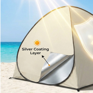 Pop <b>Up</b> Tent 160x150x127cm Quick Automatic <b>Opening</b> Waterproof Beach Outdoor Single Layer Sun Protection Tent - Product Image 1