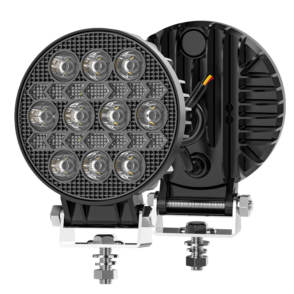 4" DRL Round Work Light Off-road Vehicle LED Headlight Dual-color Model 20W
