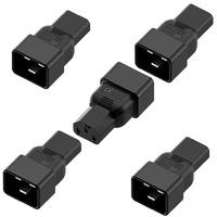 Adaptateurs certifiés ETL, adaptateur d'alimentation C20 vers C13, adaptateur de prise C13 vers C20, adaptateur secteur PluGrand WA-0088 15A 125V AC pour UPS/PDU, etc.