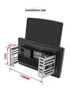 海外版リトルキングコング9.7インチ垂直IPSスクリーンAndroidスマートナビゲーターMP5プレーヤーオールインワンデバイスブラック - Product Image 6