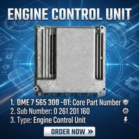 Module de commande du moteur d'occasion DME 756530001 0261201160 pour moteur BMW N54, ordinateur de bord d'origine authentique