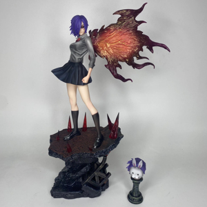 Figurine Anime <span class=keywords><strong>Tokyo</strong></span> <span class=keywords><strong>Ghoul</strong></span> Kirishima Dong Xiang à Double Tête de 37 cm, Modèle Sculpté, Boîte Cadeau, Ornement Fait Main - Product Image 4