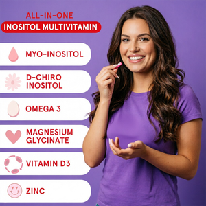 Cápsulas de Vitaminas para el Equilibrio Hormonal Happy Hormones, para Adultos, con Mioinositol y D-Chiro Inositol Multivitamínico, Disponibles - Product Image 3