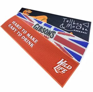 Barato goma PVC antideslizante Cool logo Color personalización <span class=keywords><strong>cerveza</strong></span> Bar Mat para France Ocean 5 <span class=keywords><strong>Jupiler</strong></span> Leffe Mouten Kop Glencraig - Product Image 1