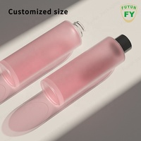 Fuyun 100ml Bouteilles de toner cosmétique Lotion à bouchon à vis lisse pour crème pour le visage disponible violet rouge rose vert petite commande essentielle