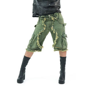 DiZNEW 2025 Jeans vintage pour homme de haute qualité, design avec franges détachables, disponible en version foncée et claire, jeans avec patchwork - Product Image 4