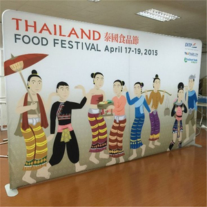 YOBOCSEXPO 10 قدم ألومنيوم خلفية حدث معرض إكبو محمولة تقف سهلة التجميع قابلة للطي المعرض التجاري مباشرة - Product Image 1