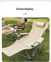 Chaise de plage pliante légère moderne en fer de haute qualité, personnalisable, pour le camping et les parcs, vente chaude WOQI