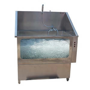 Pujia Professionnel Baignoire de toilettage pour animaux de compagnie en acier inoxydable 304, Distributeur automatique de lavage pour chiens et chats, Machine de lavage pour chiens - Product Image 1