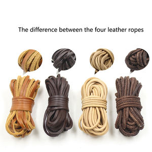 Bahan Kerajinan Tangan DIY Deepeel CD008 Tali Kulit Sapi Lapis Pertama untuk Kalung dan Sabuk, Tali Kulit Asli - Product Image 3