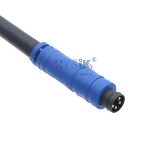 Blocco rapido M8 cavo 3 Pin connettore ad angolo retto Cordset femmina Pull Push cavo per sensore - Product Image 5