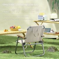 Ensemble table et chaises pliantes Kermit pour l'extérieur, en acier à haute teneur en carbone, pour le camping, les pique-niques, la pêche, les loisirs, les marchés